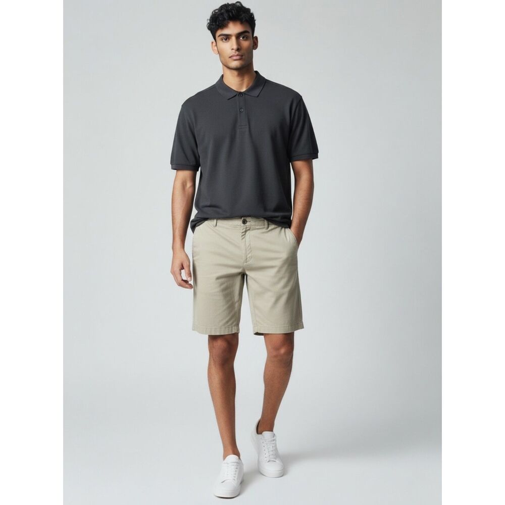 GAP Khakis Classic Men's Relaxed Golf Shorts Tan Sz 38